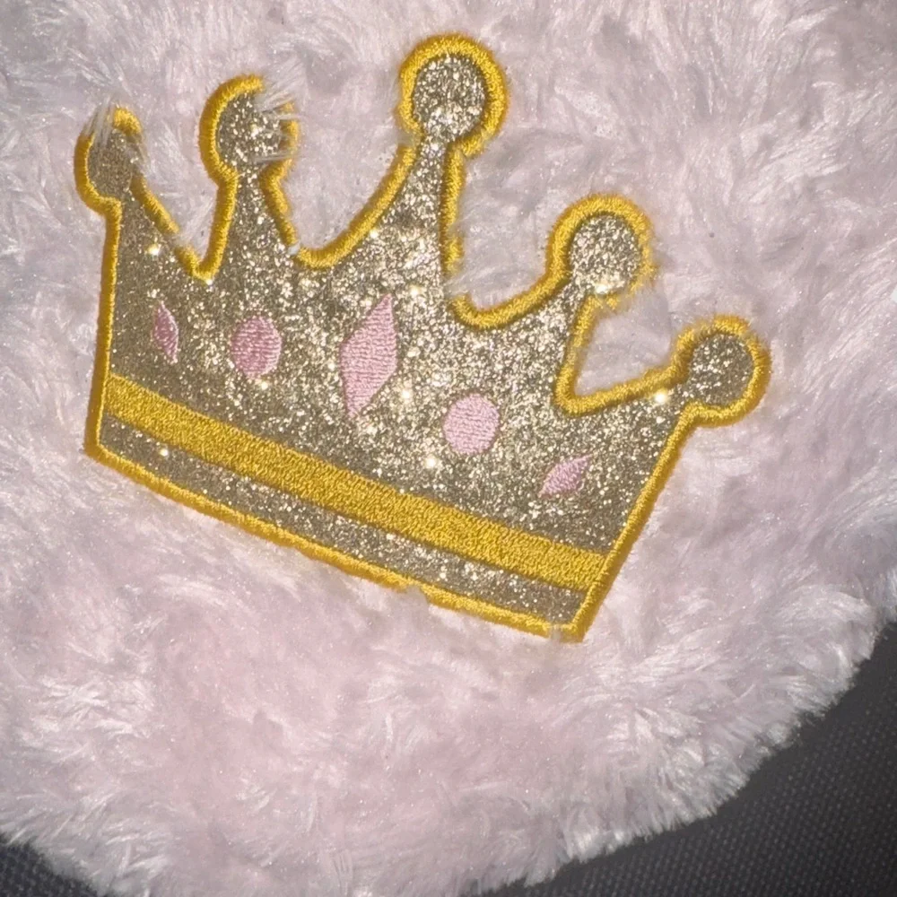 Pink Crown Kids Neck Pillow
